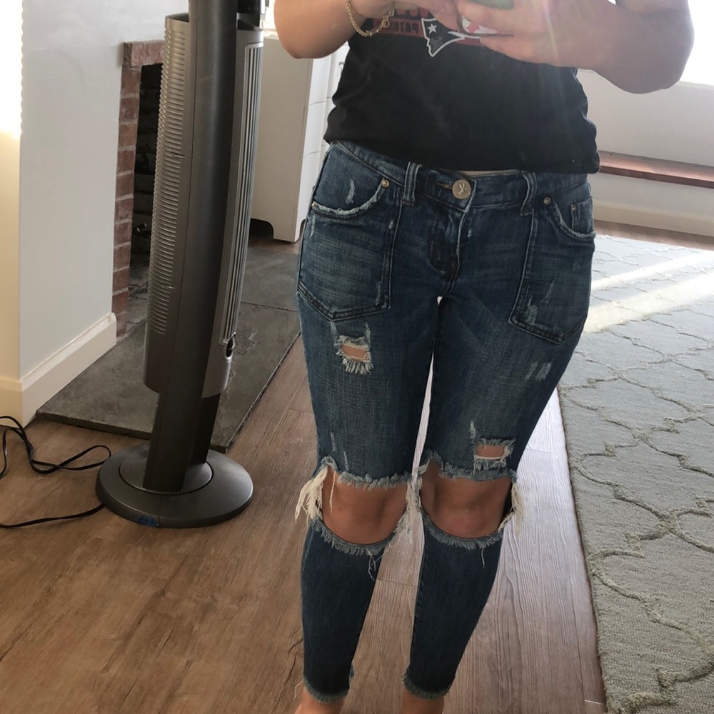 One Teaspoon Ripped Jeans